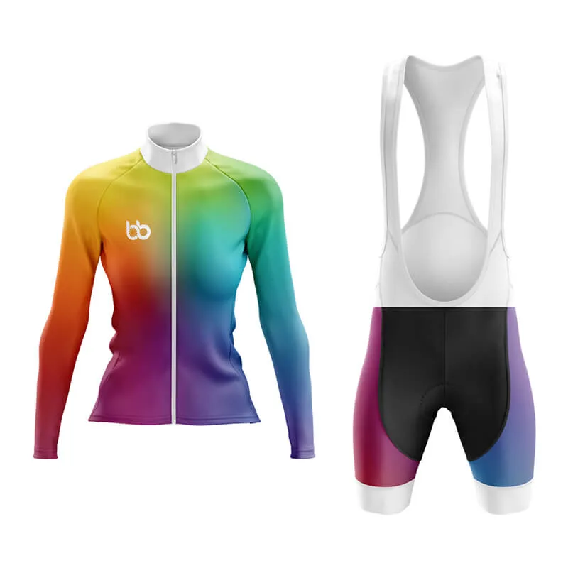 Abstract Rainbow (V2) Club Cycling Kit