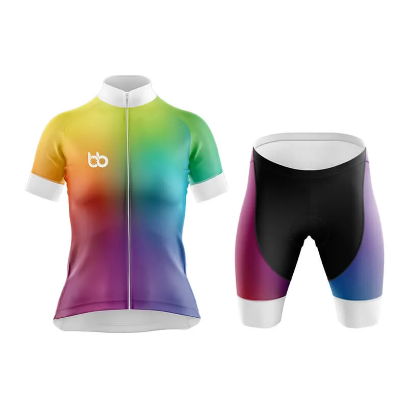 Abstract Rainbow (V2) Club Cycling Kit