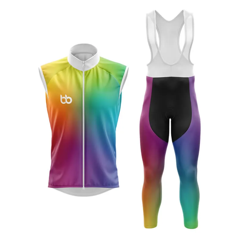 Abstract Rainbow (V2) Club Cycling Kit