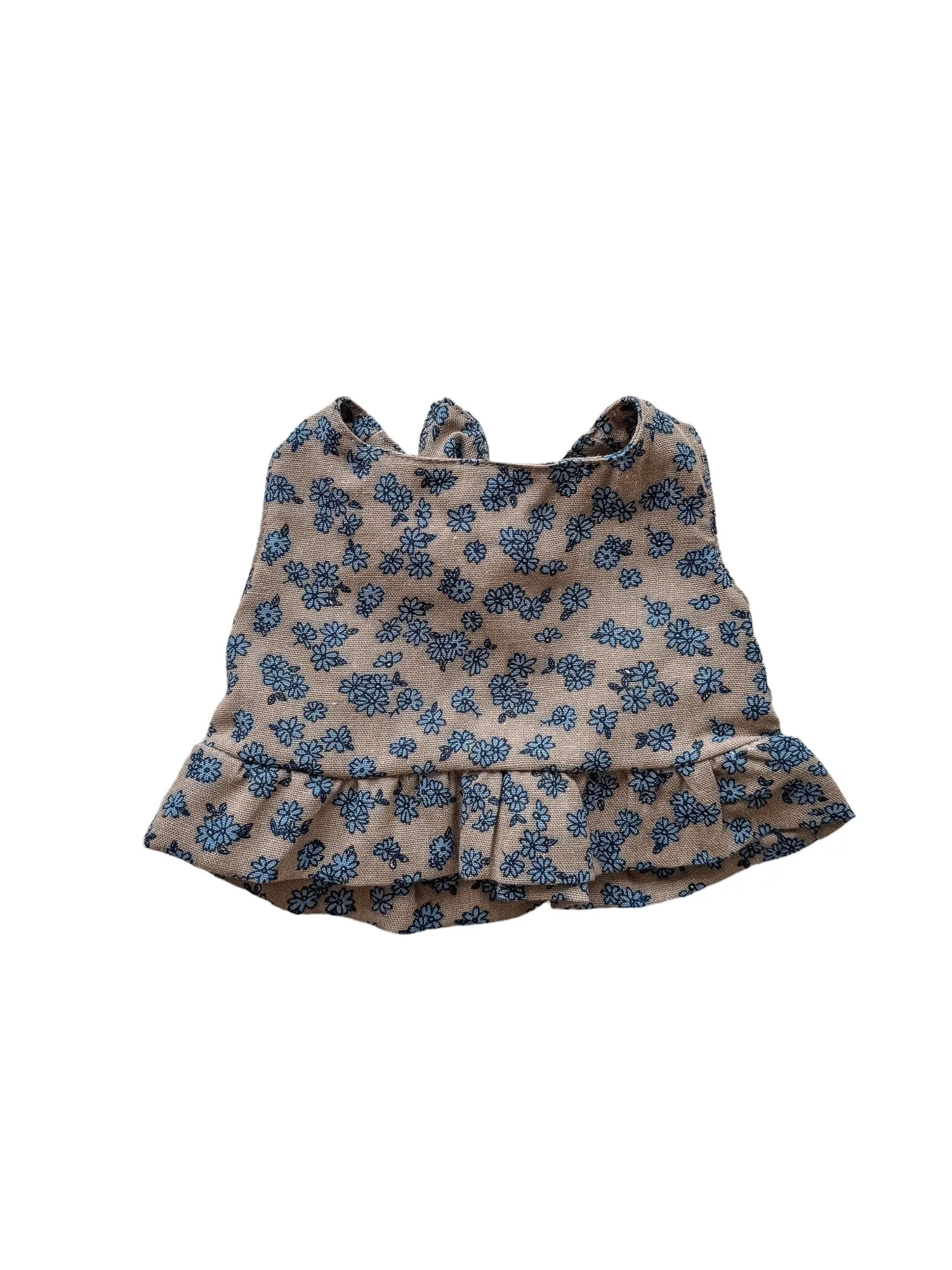 Arabella top / tiny flowers - beige   blue