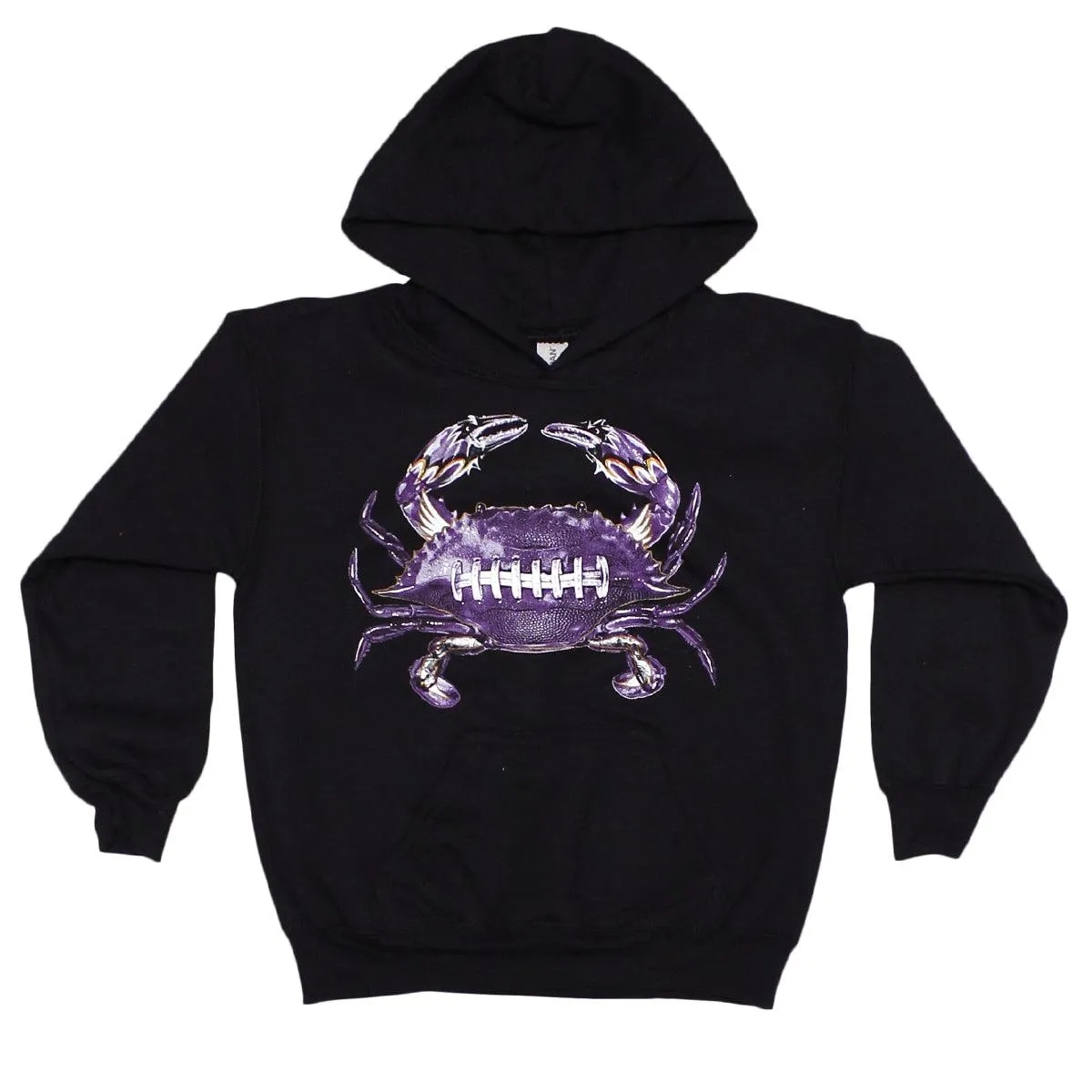 Baltimore Football Home Team Crab (Black) / *Youth* Hoodie