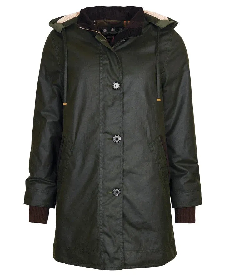 Barbour Women's Stoneleigh Wax Jaket - Olive