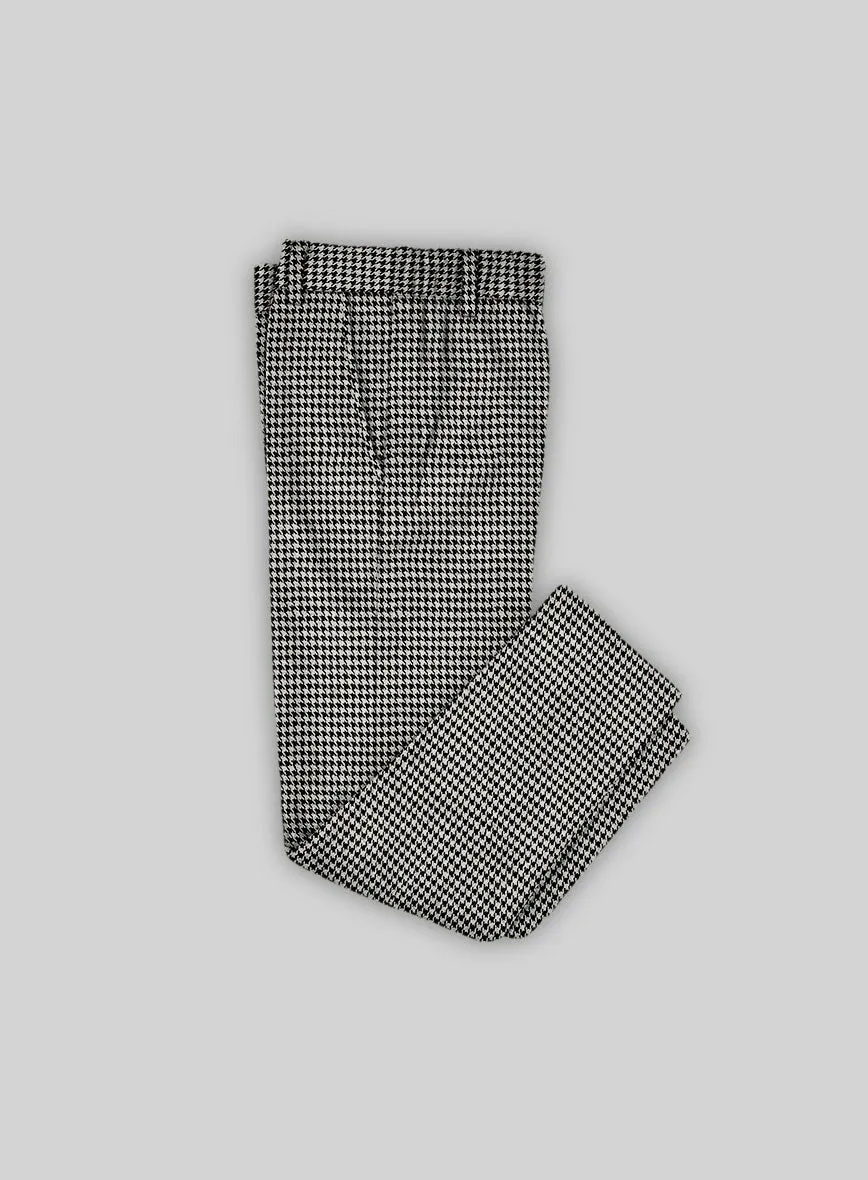 Big Houndstooth BW Tweed Boys Suit