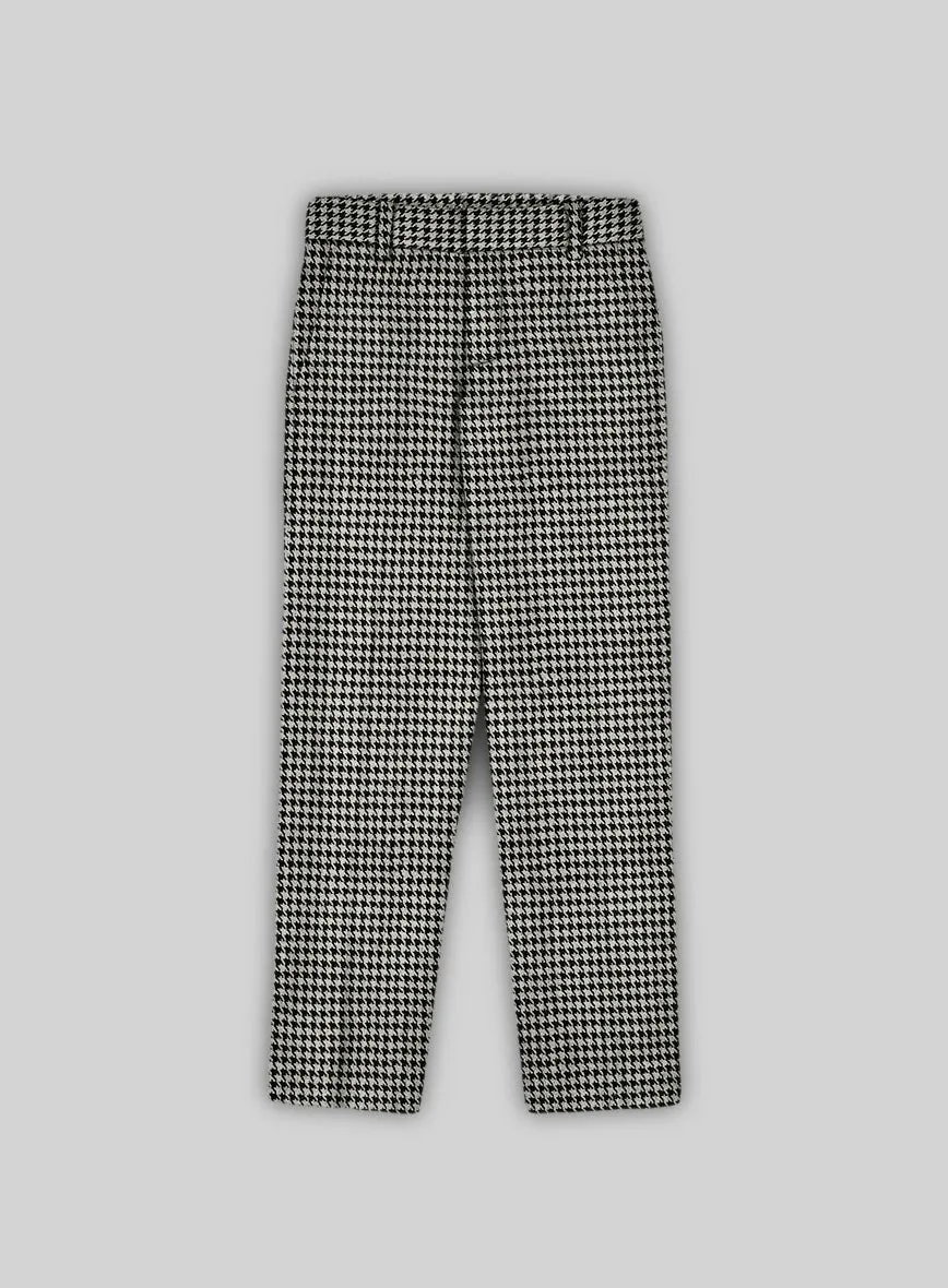 Big Houndstooth BW Tweed Boys Suit