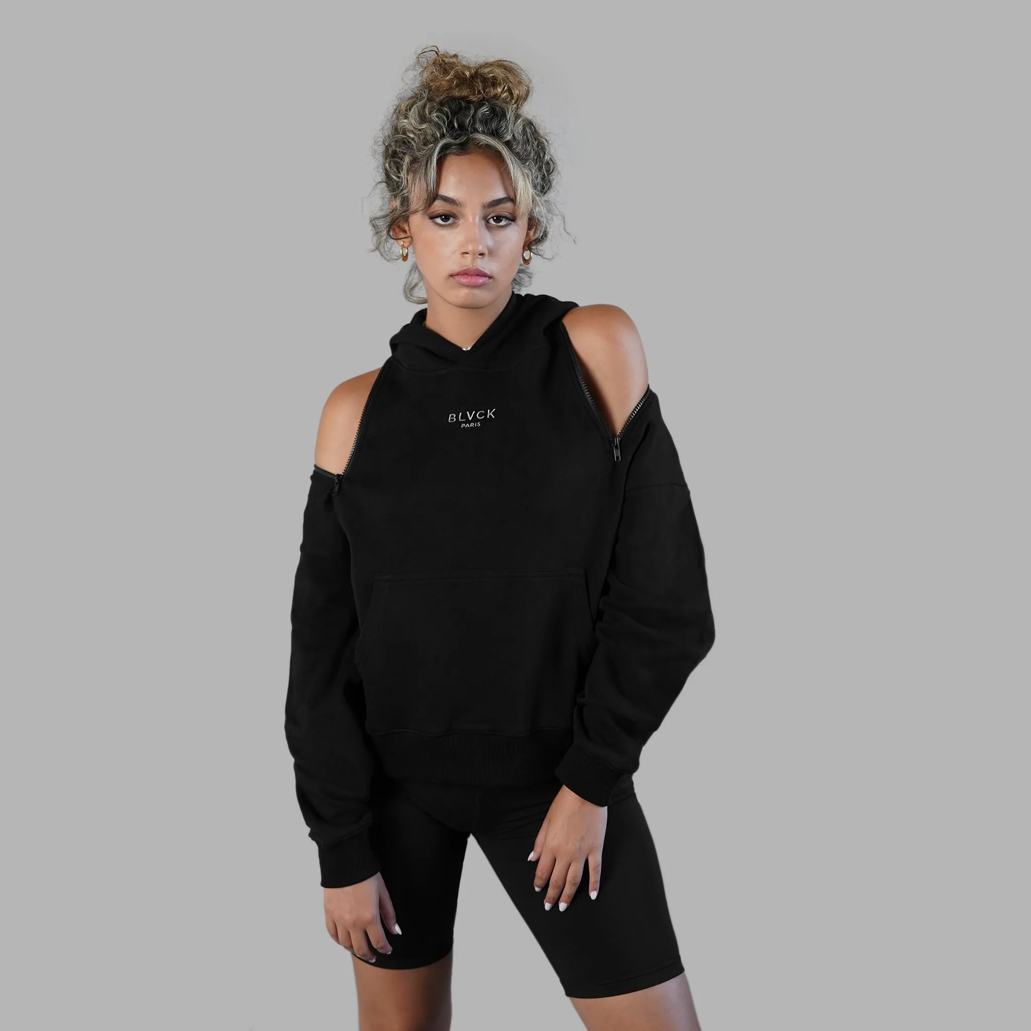 Blvck Zipped Hoodie