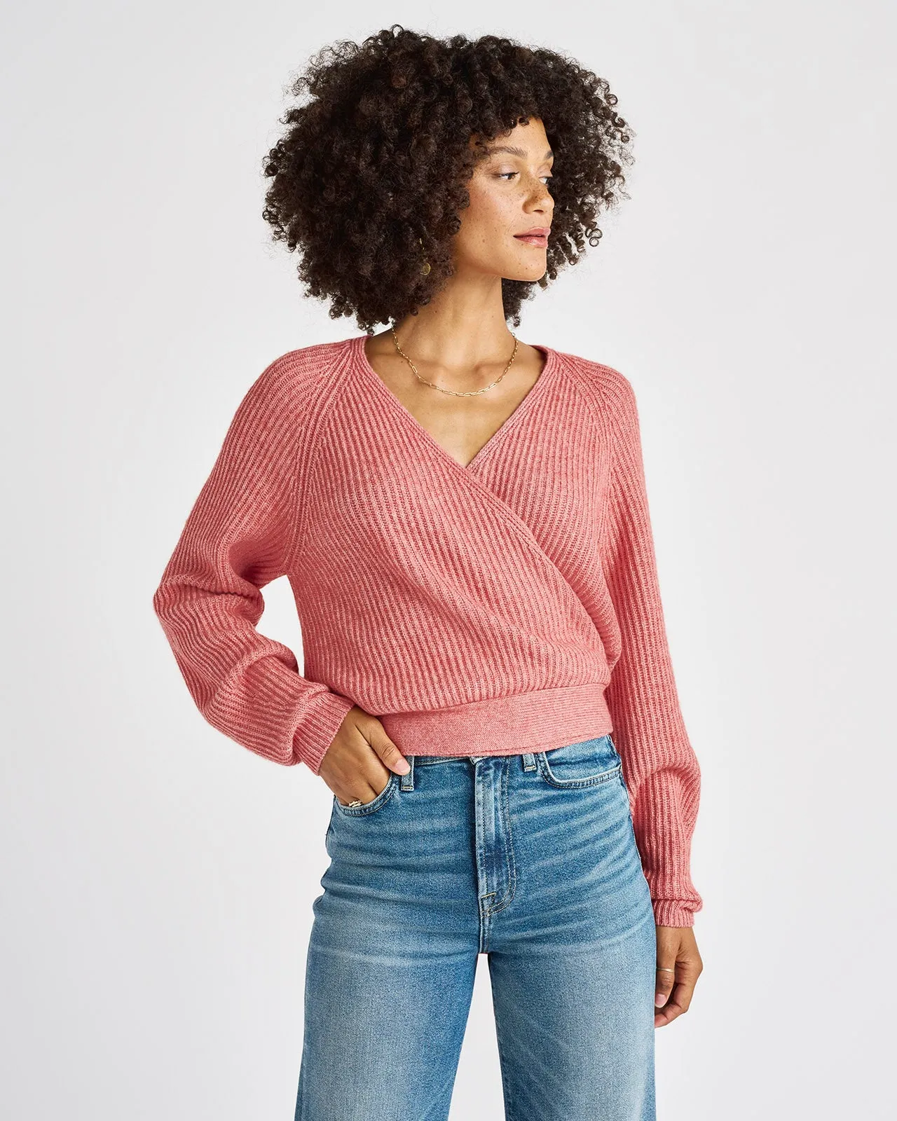 Cashblend Adele Wrap Sweater