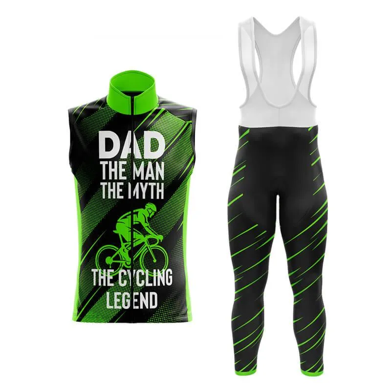 Dad The Cycling Legend (Green) Club Cycling Kit