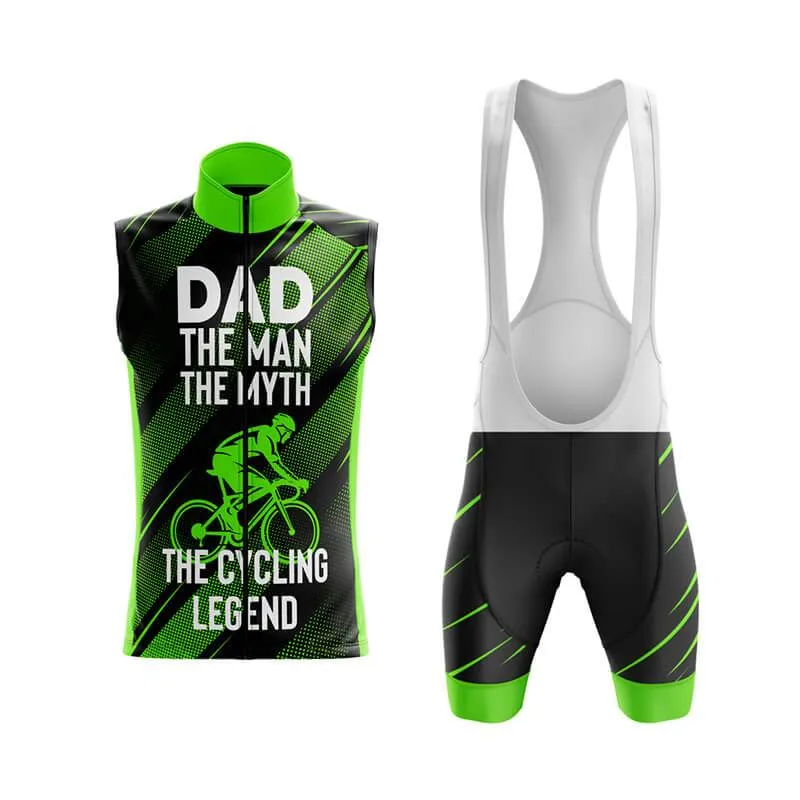 Dad The Cycling Legend (Green) Club Cycling Kit