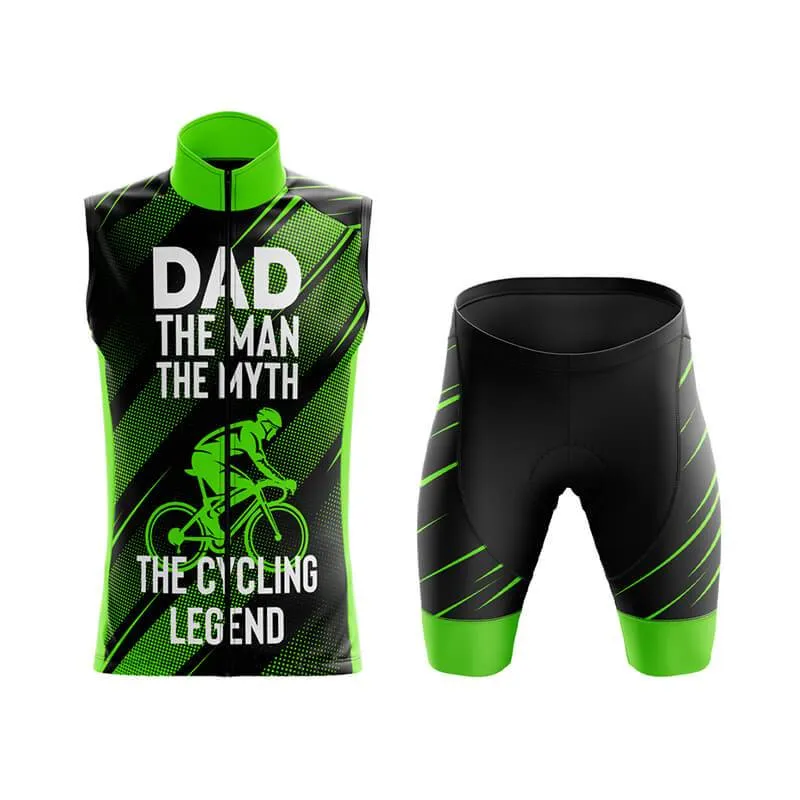 Dad The Cycling Legend (Green) Club Cycling Kit