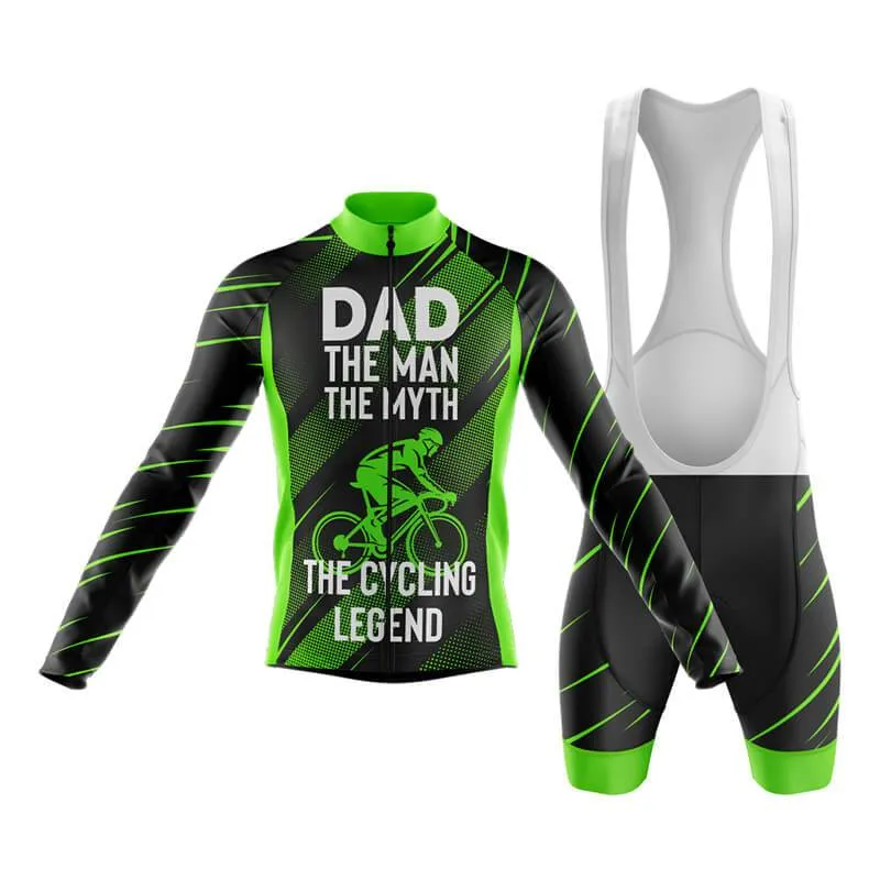 Dad The Cycling Legend (Green) Club Cycling Kit