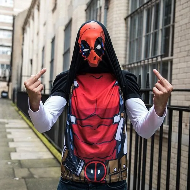 Deadpool Reversible Long Sleeve T-Shirt