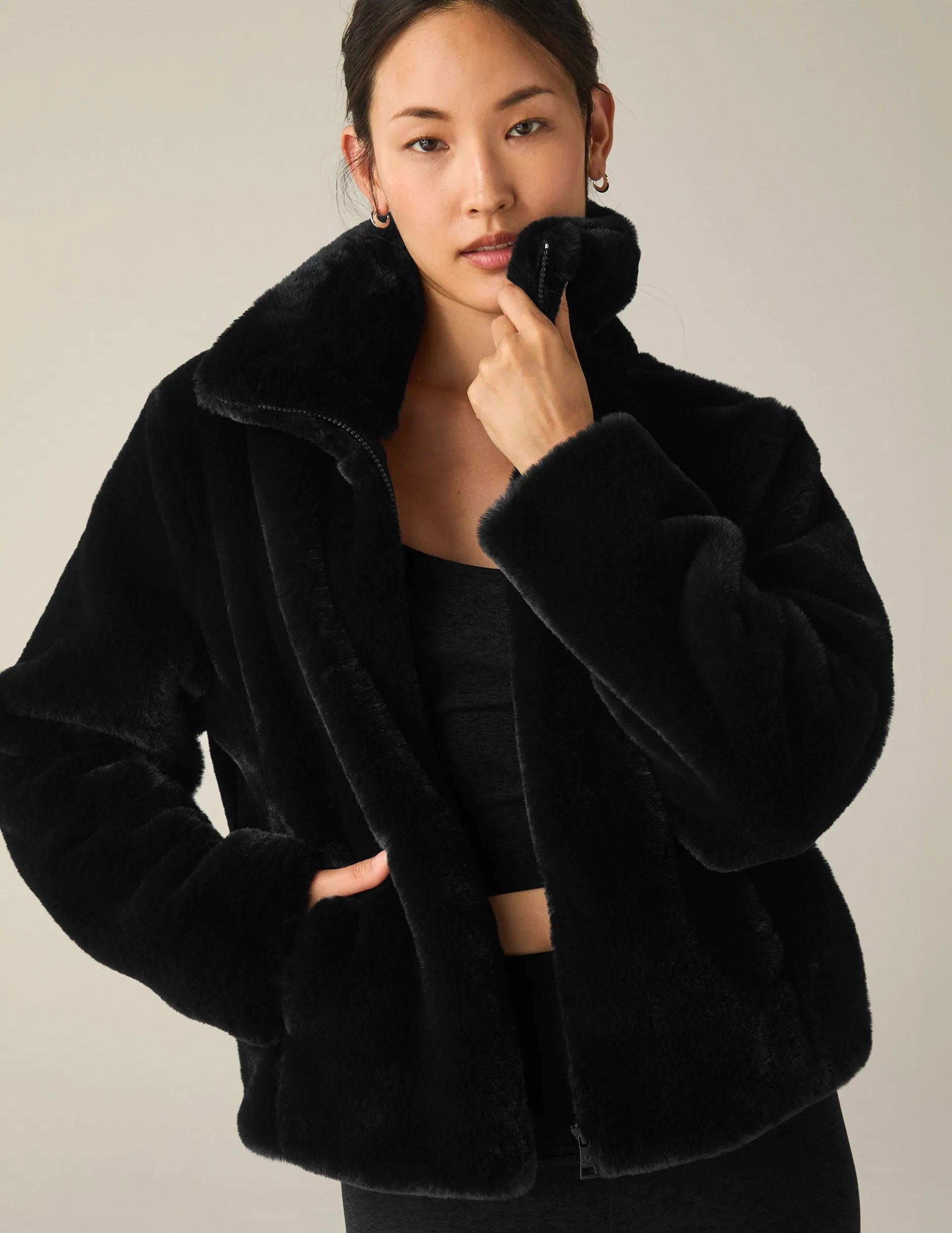 Faux Fur Jacket