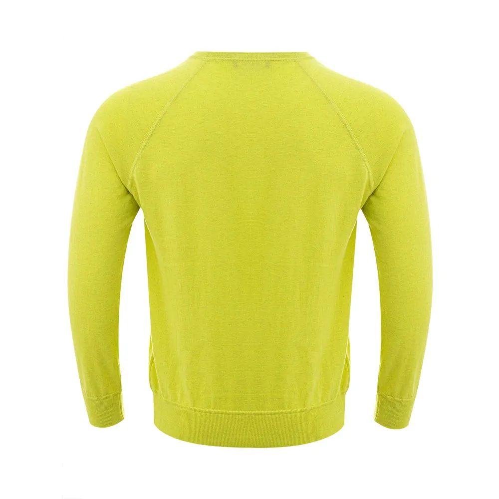 Gran Sasso Sunny Yellow Italian Cotton Sweater