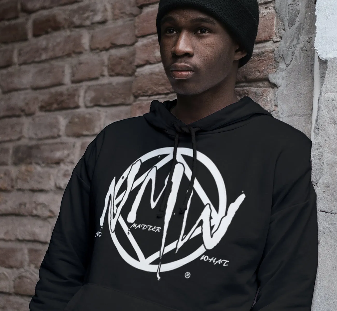 Hoodie - BIG NMW - Black