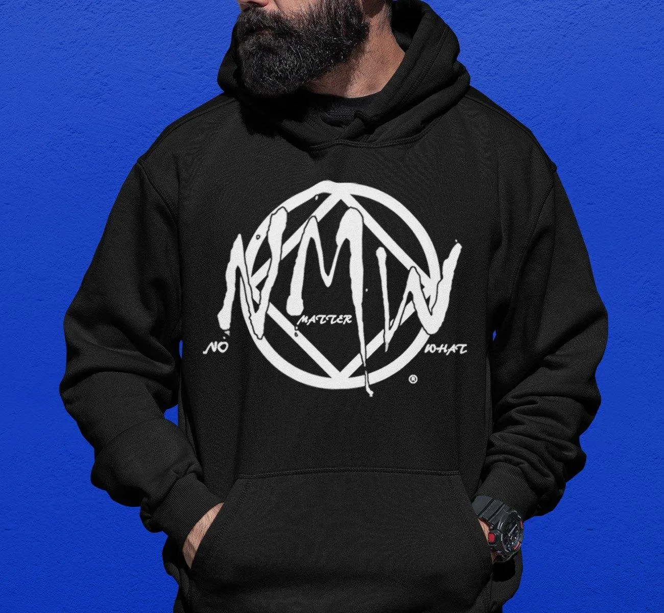 Hoodie - BIG NMW - Black