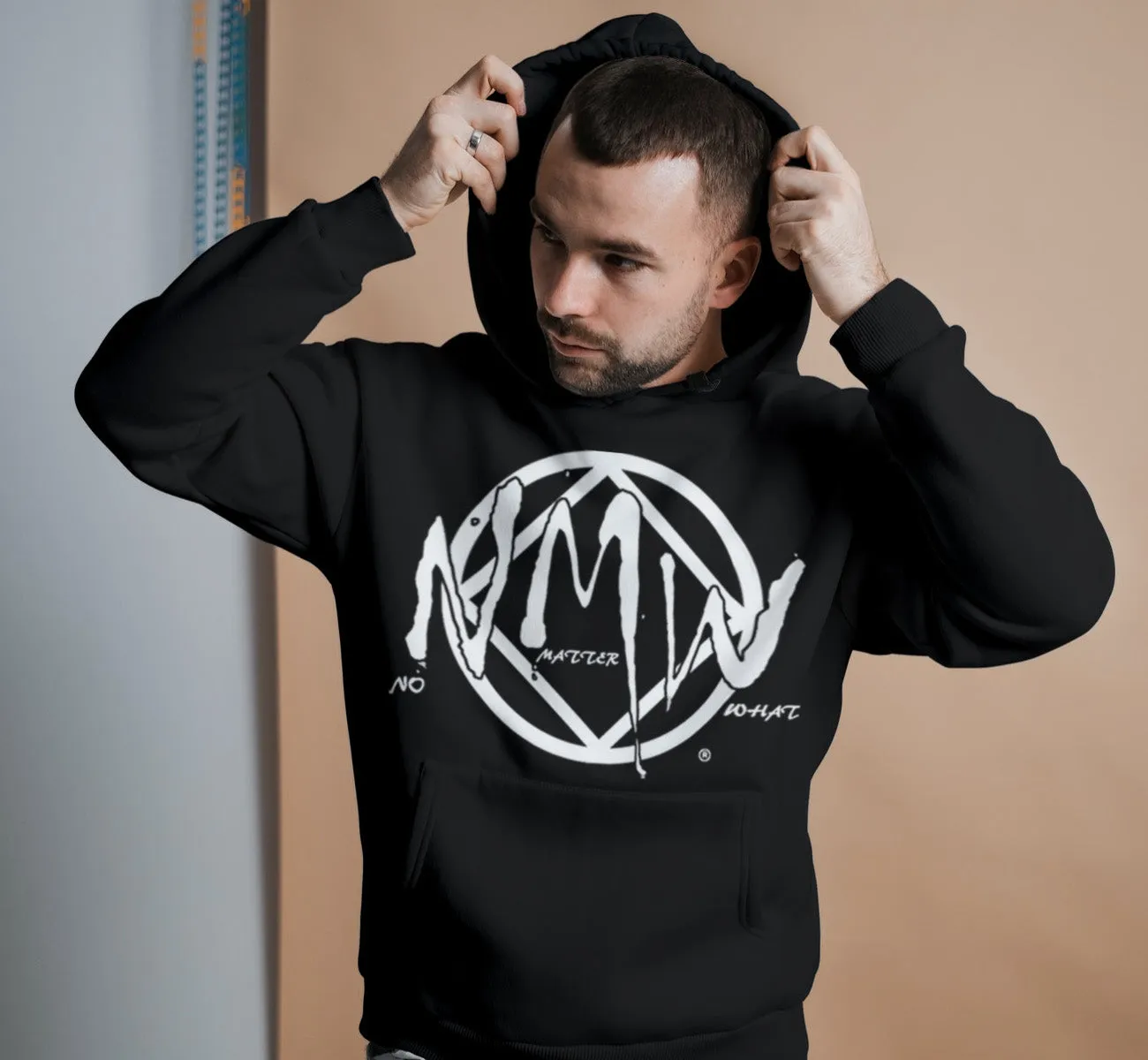 Hoodie - BIG NMW - Black