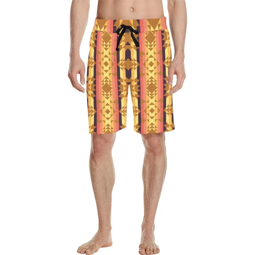 Infinite Sunset Men's Casual Shorts