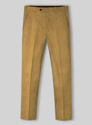 Khaki Stretch Pin Corduroy Pants