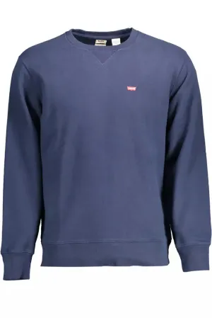 Levi's Blue Cotton Men Sweater