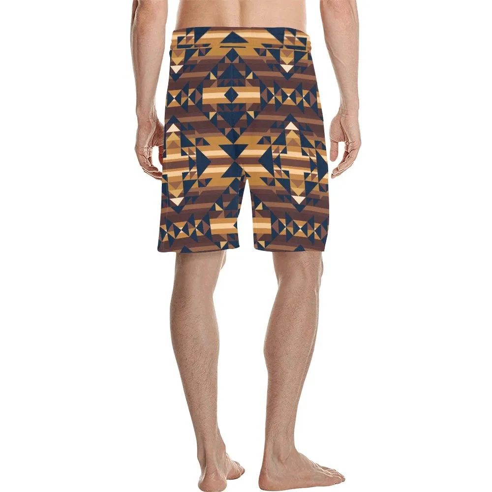 Marron Cloud Men's Casual Shorts