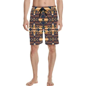 Marron Cloud Men's Casual Shorts