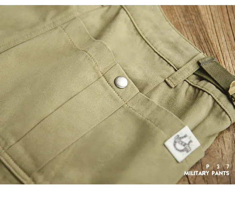 Men's P37 100% Cotton Military Shorts