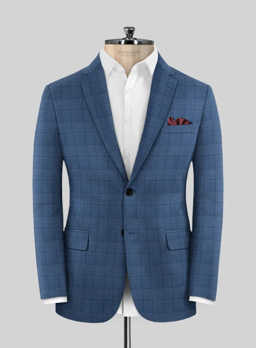 Napolean Classic Royal Blue Check Suit