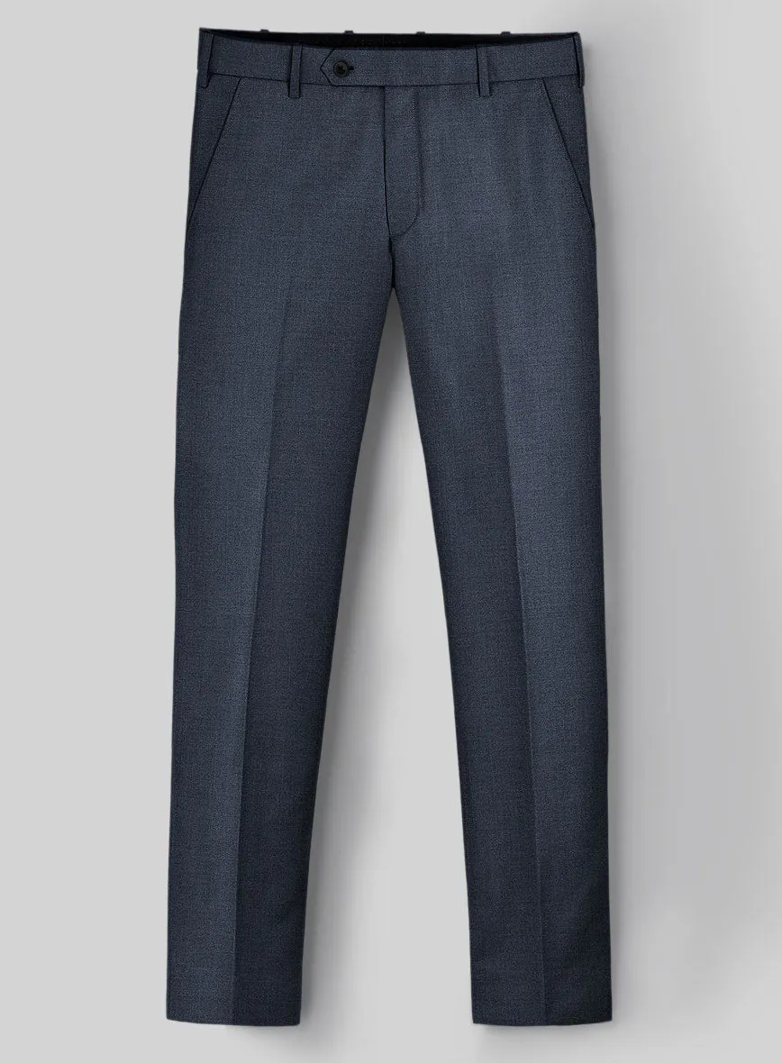 Napolean Slate Blue Wool Pants