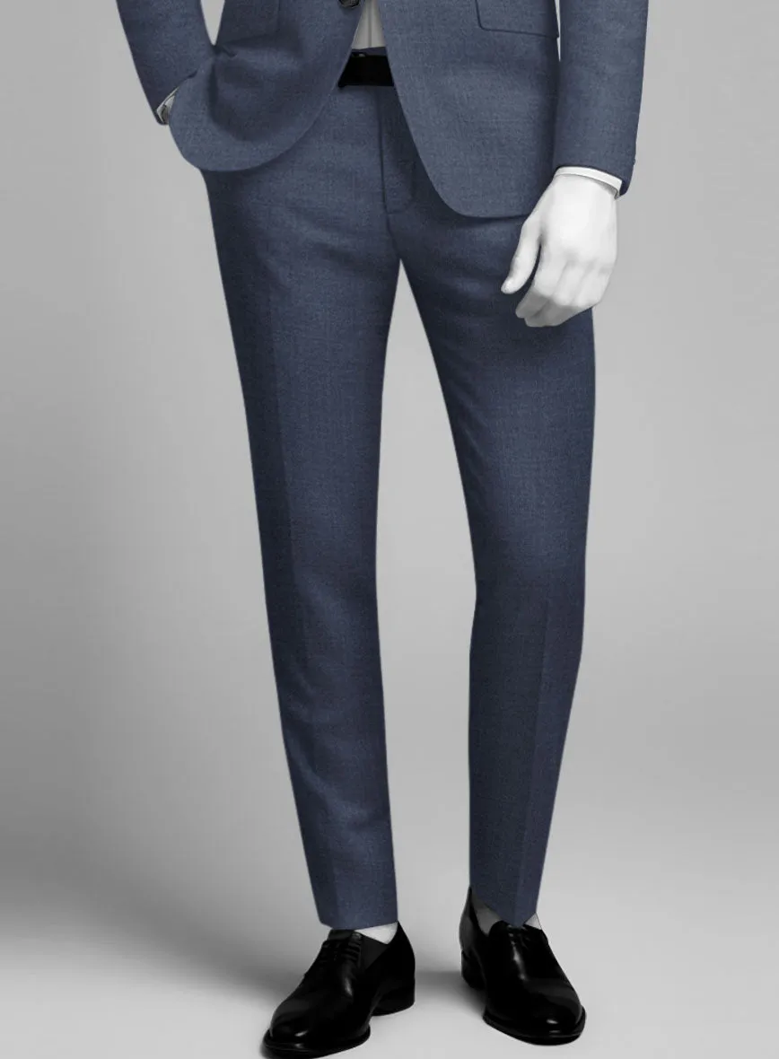 Napolean Slate Blue Wool Pants