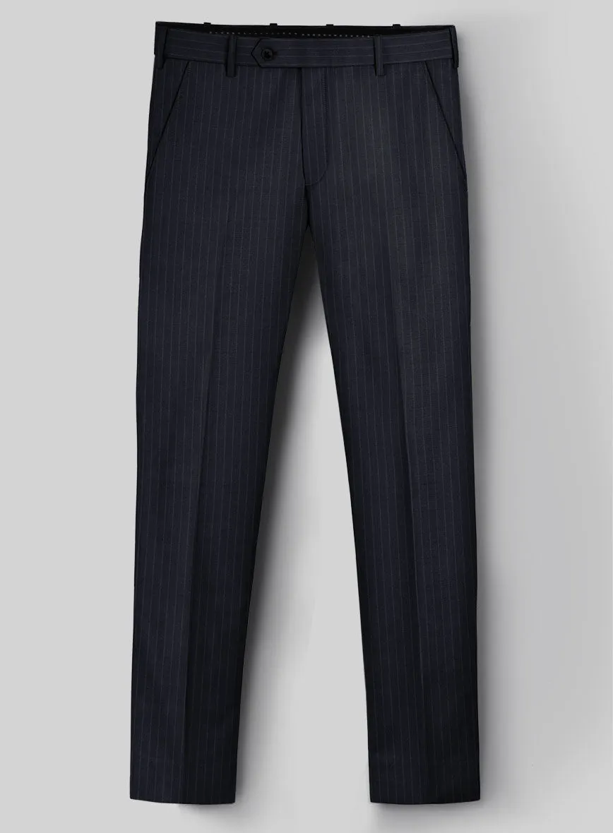 Napolean Windsor Blue Stripe Wool Suit