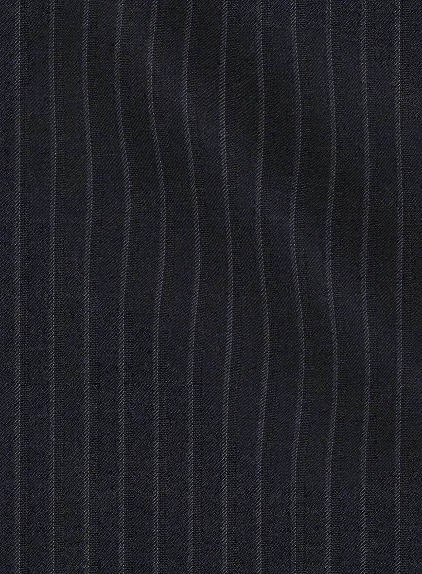 Napolean Windsor Blue Stripe Wool Suit