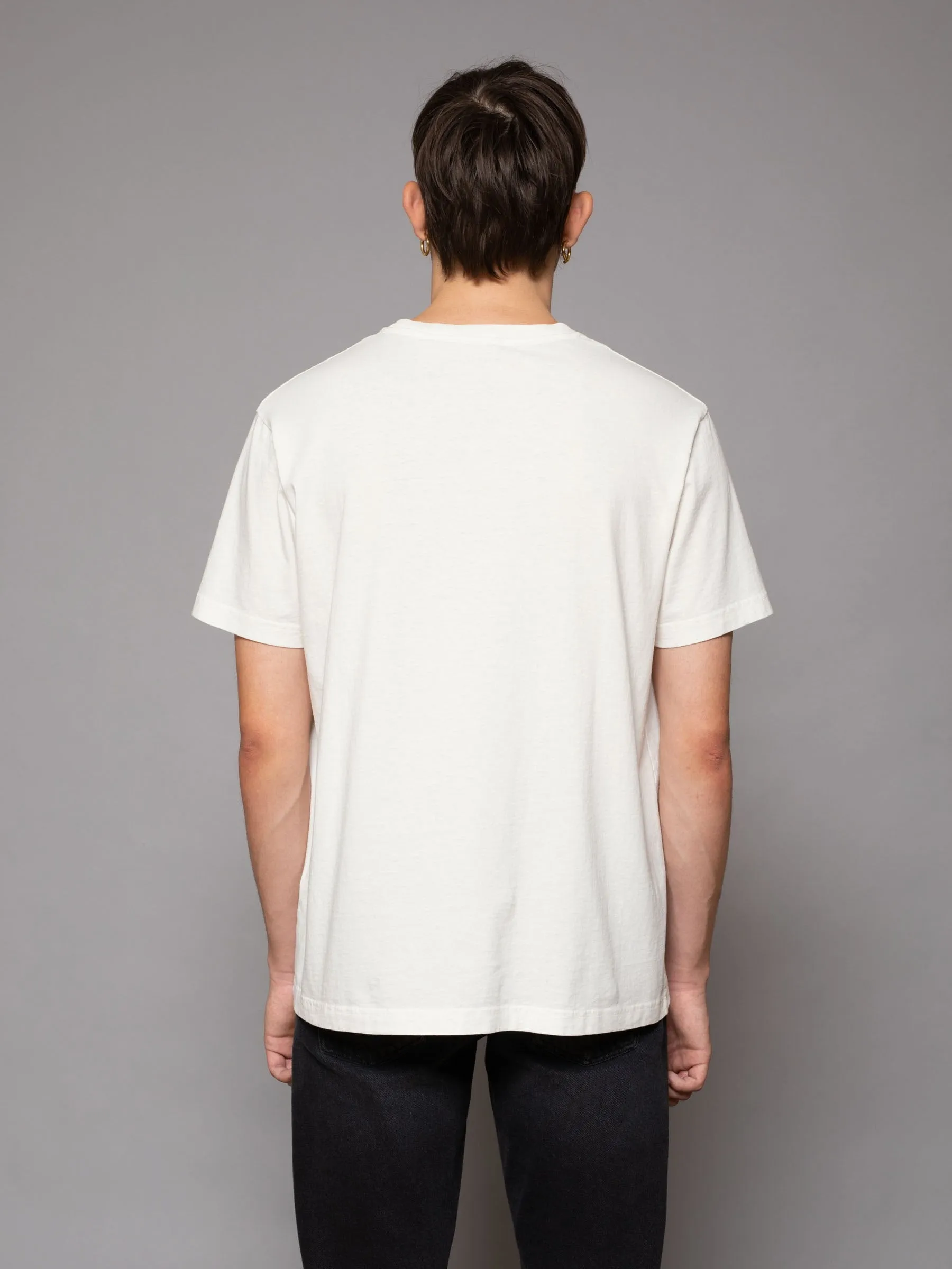 NUDIE JEANS - Uno Everyday Tee Chalk White