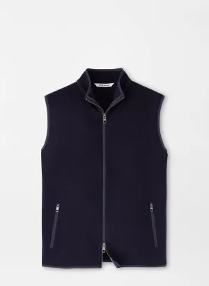 Peter Millar Crown Flex Fleece Vest-Navy