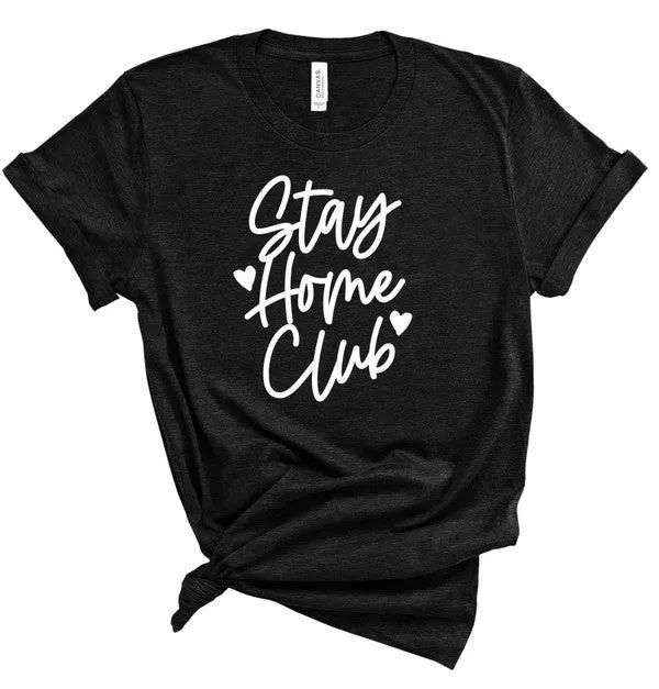 Plus Stay Home Club Softstyle Tee