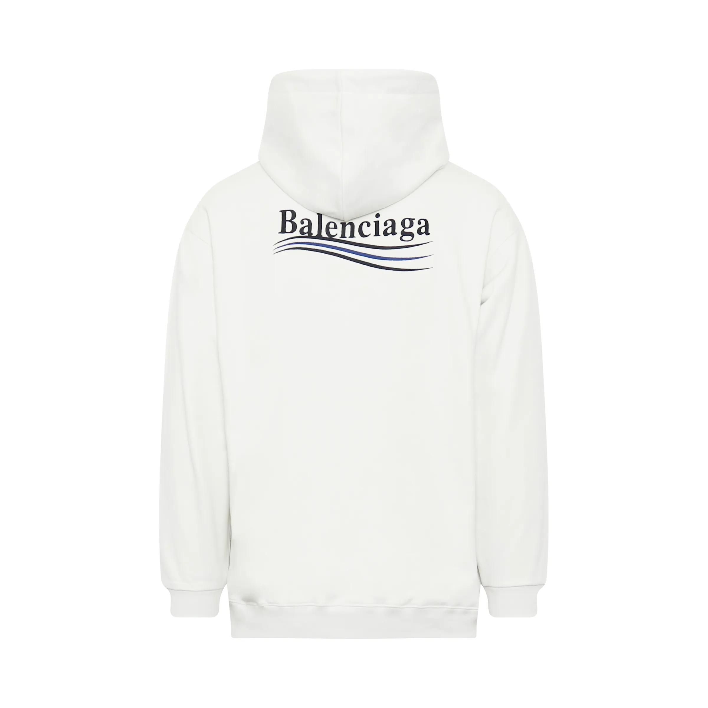 Political Campaign Medium Fit Hoodie in White