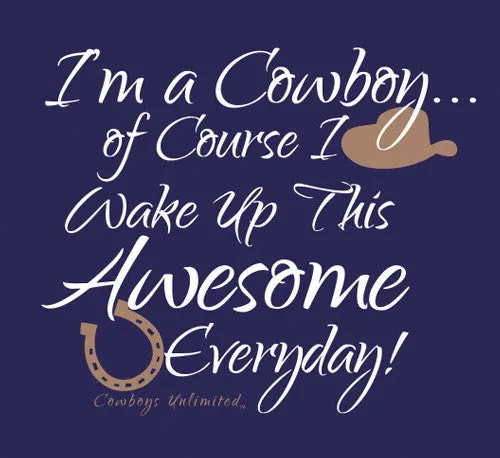 "Awesome Cowboy" Kid's Western T-Shirt