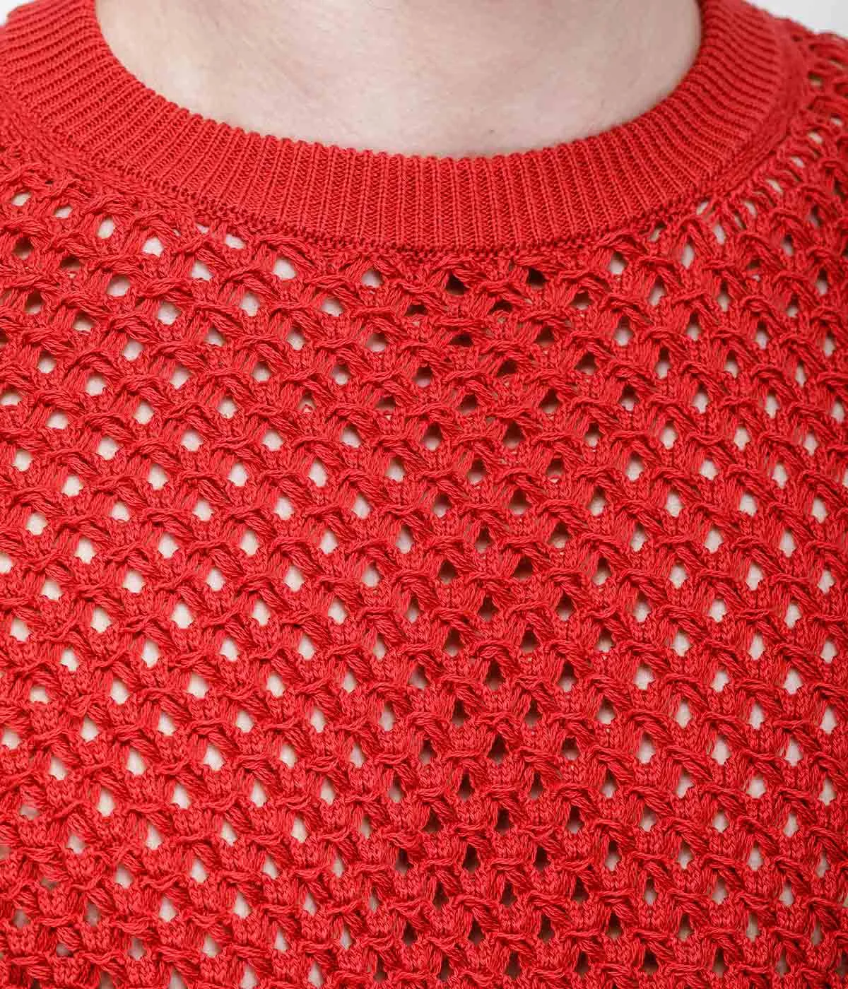 Red Loose Knit Sweater