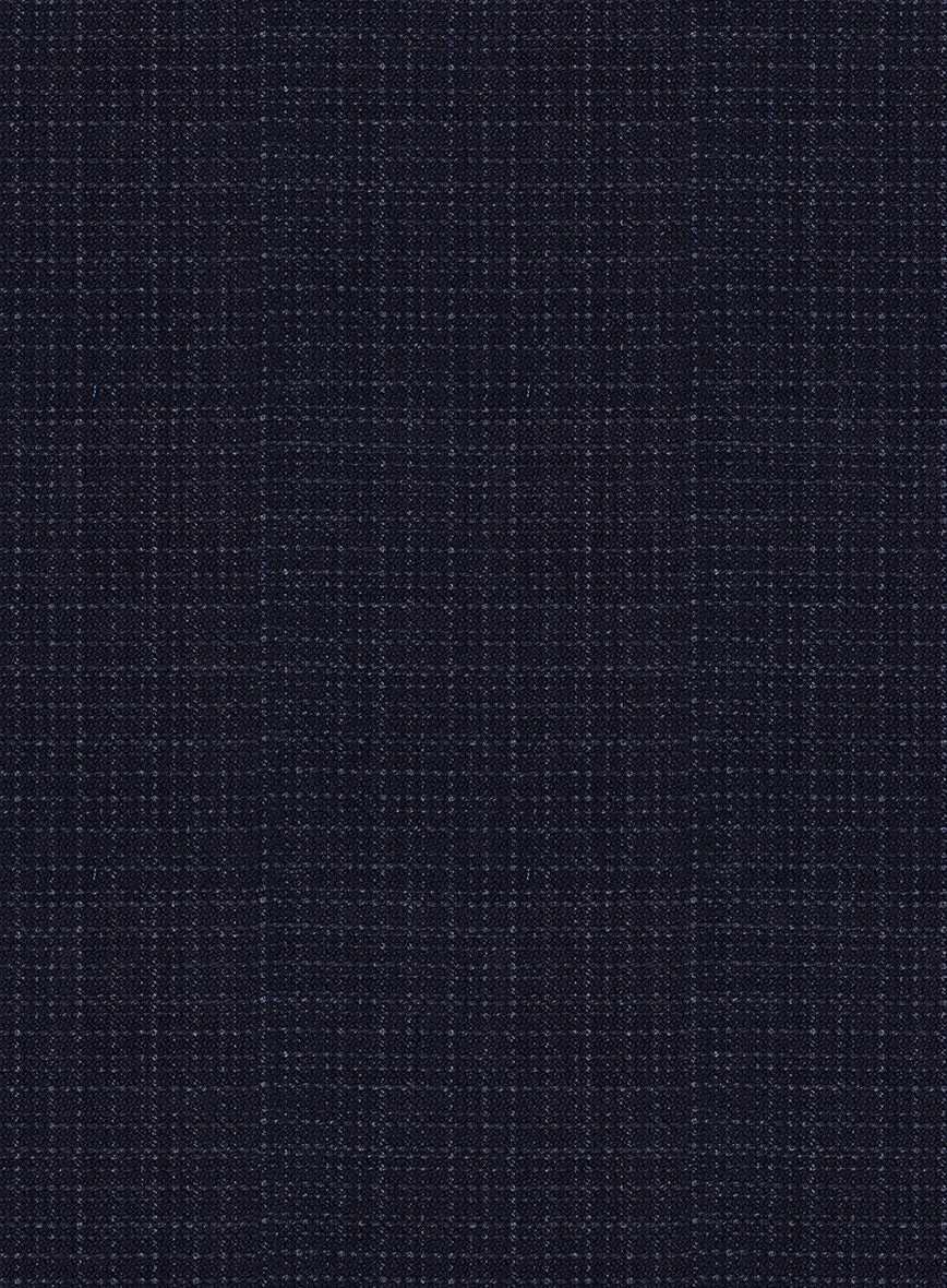 Reda Zeno Blue Checks Wool Suit