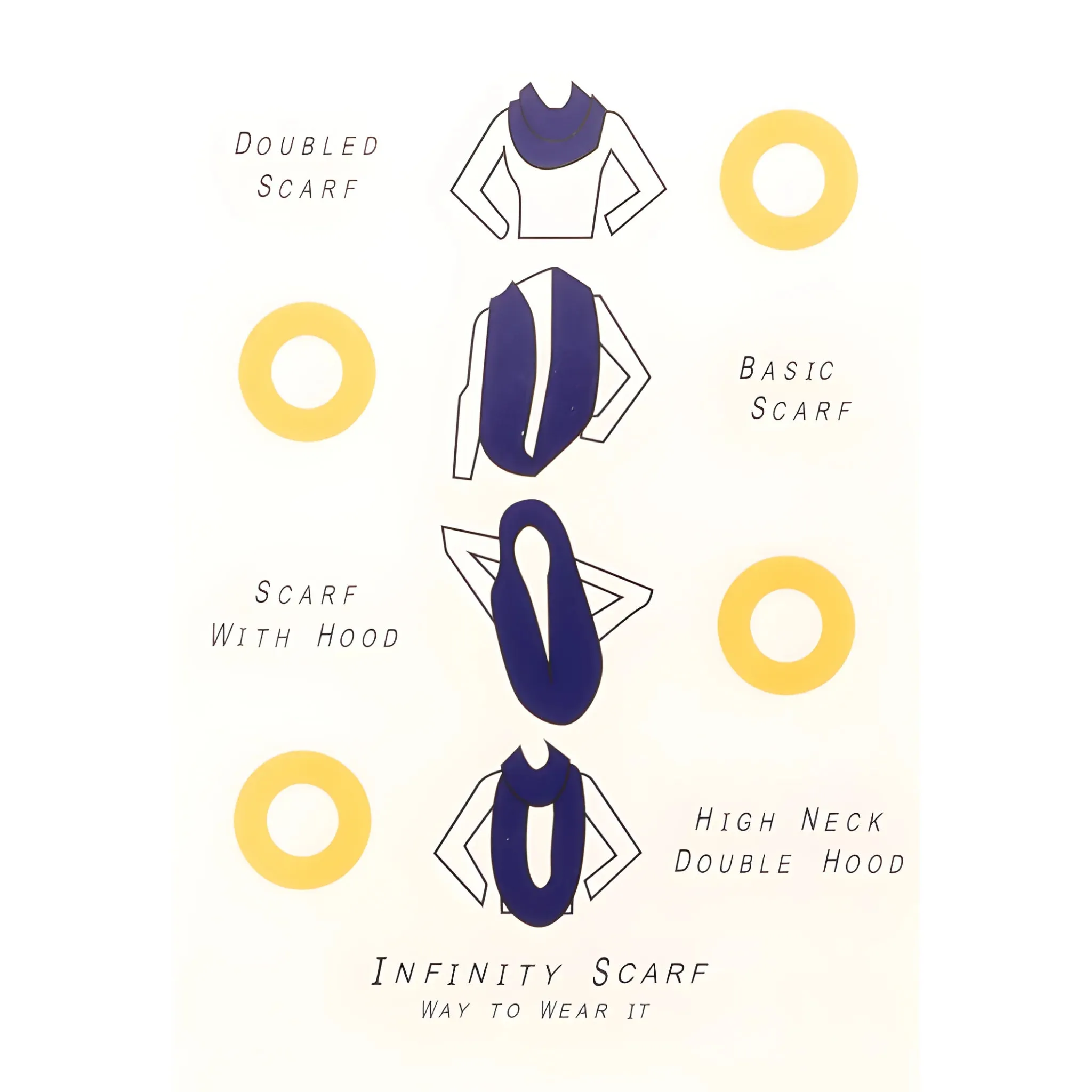 Rib Knit Infinity Scarf