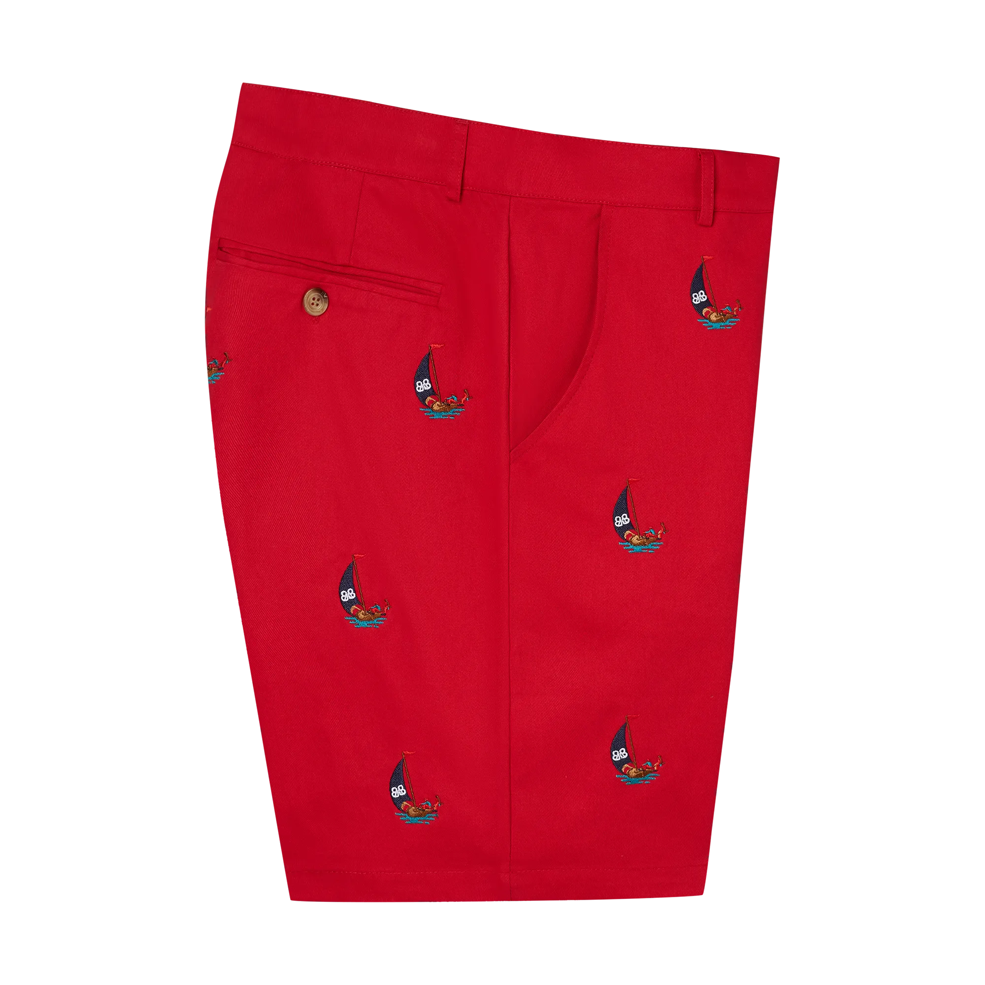 STAPLE CHINO SHORTS-RED