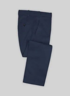 Stretch Summer Royal Blue Chino Pants