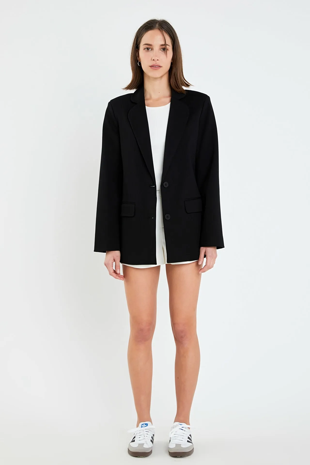 Terry Round Collared Blazer