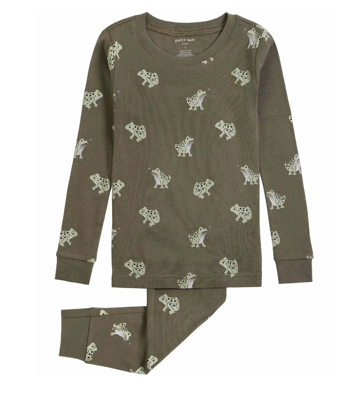 The Frog Pajama Top & Bottom Set - KIDS