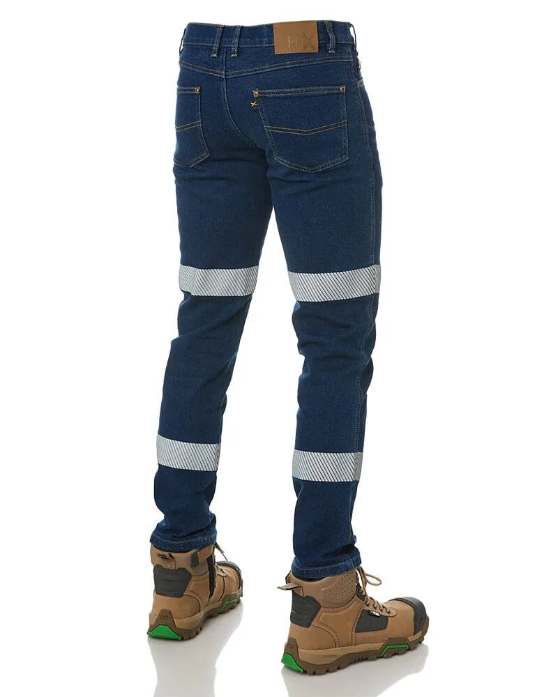 Tradies RMX Flexible Stretch Jeans with Tape Value Pack - Denim