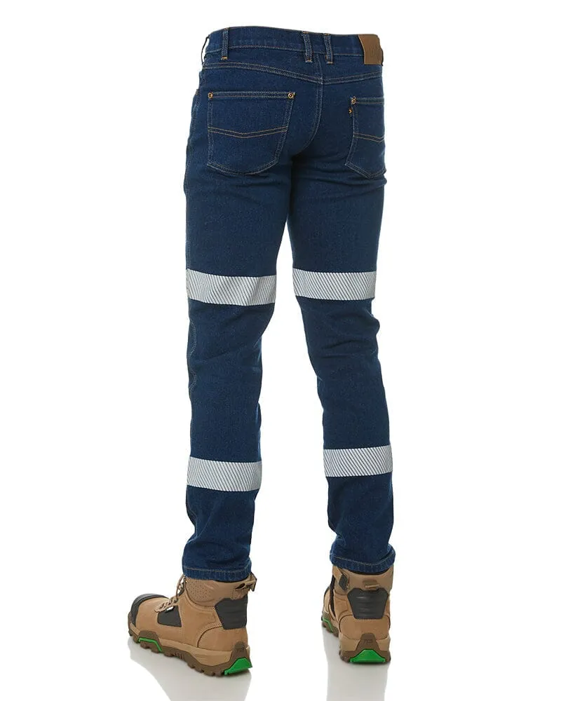 Tradies RMX Flexible Stretch Jeans with Tape Value Pack - Denim