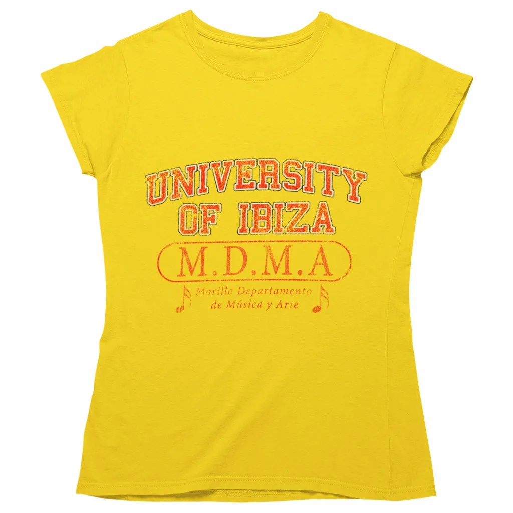 University of Ibiza Women's T-shirt Music Department