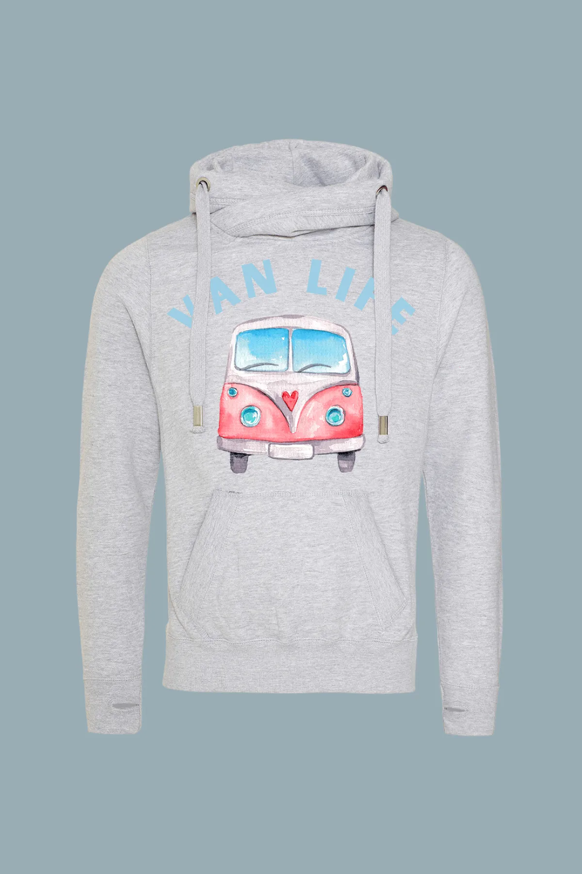 Van Life Cowl Neck Hoodie