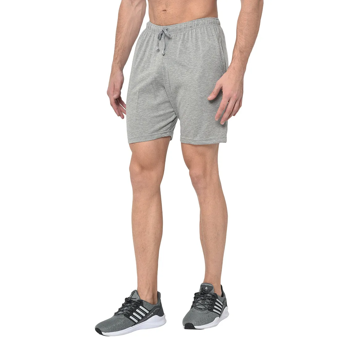 Vimal Jonney Silver Shorts For Men's