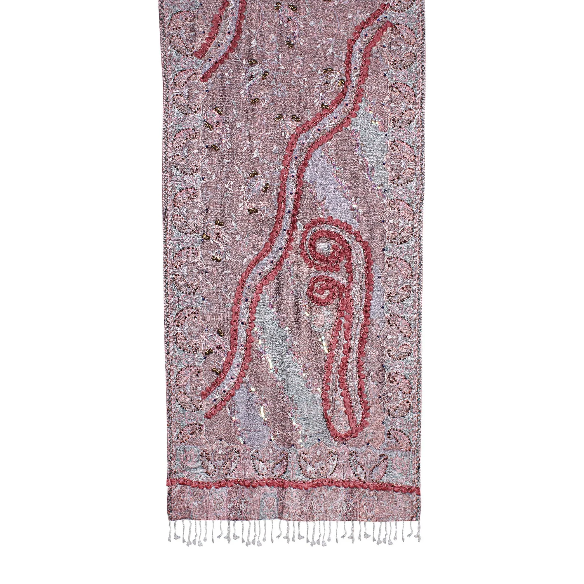 Vintage Charm Jacquard Scarf