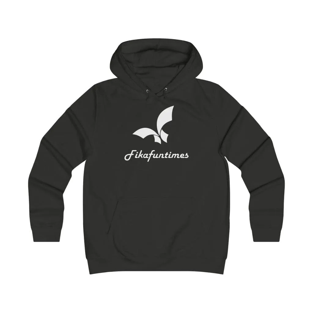 Women College Headphone Pocket Fikafuntimes Hoodie